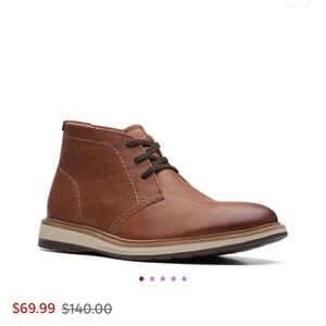 Men's Clark’s Brown Leather Ankle Boots